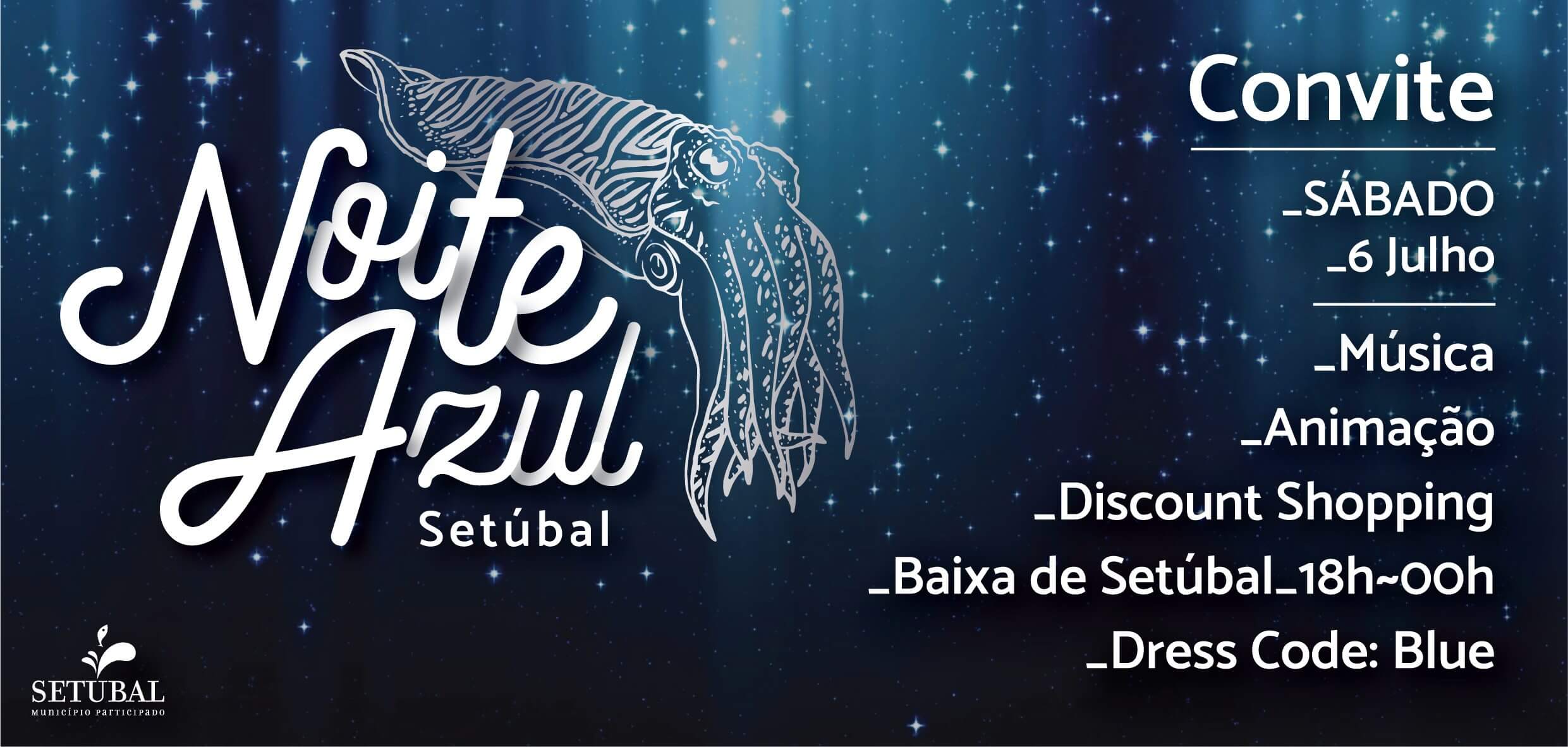 Noite Azul 2019 Convite Setubal